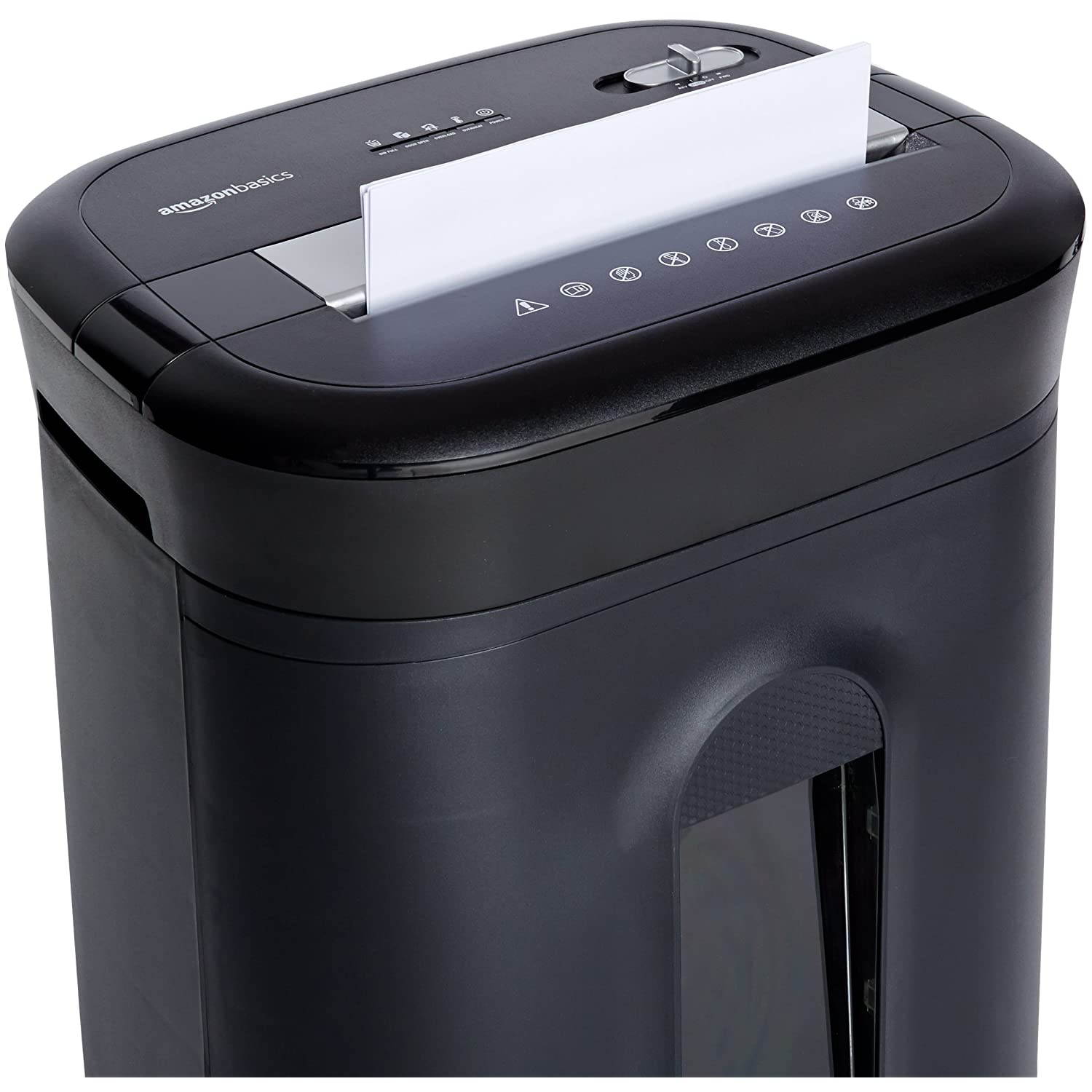 AmazonBasics 15-Sheet Cross-Cut Paper, CD Credit Card Office Shredder