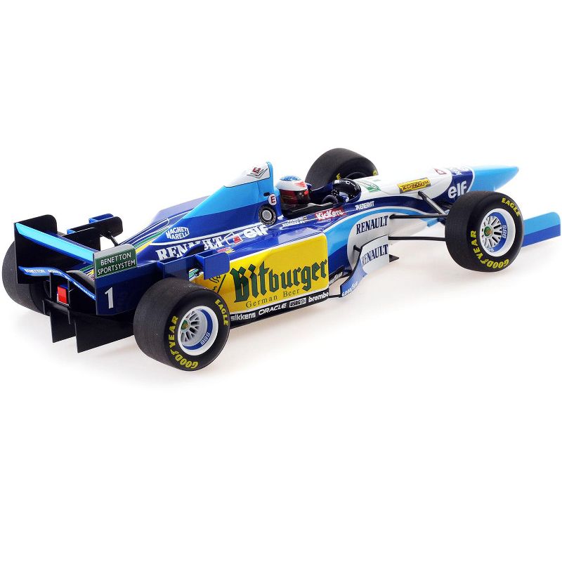 Benetton Renault B195 #1 M. Schumacher Winner Pacific GP F1 World Champion 1995 Ltd Ed 600 pcs 1/18 Diecast Model by Minichamps