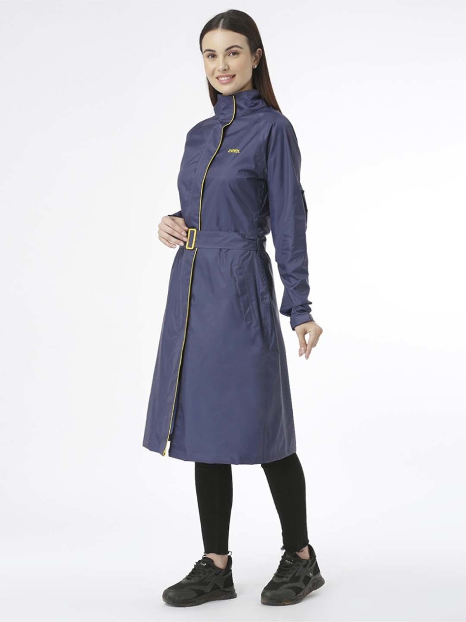 Zeel Navy Regular Fit Rain Jacket