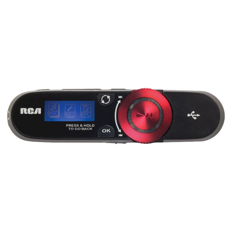 RCA 4 GB MP3 Player with Built-in USB and Removable Sport Clip