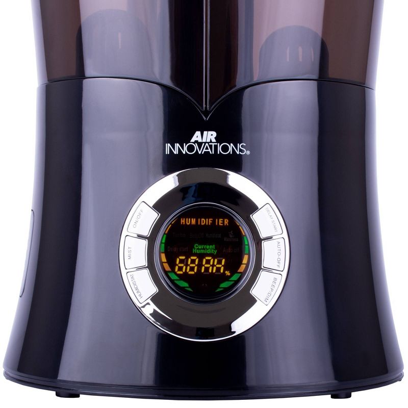 Air Innovations 2.15 Gal Ultrasonic Cool Mist Humidifier with Aroma Tray Black