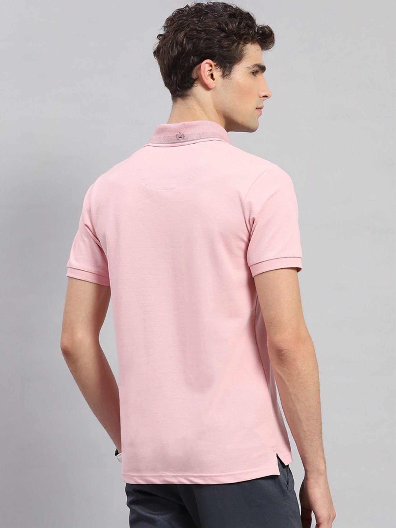 Monte Carlo Pink Regular Fit Polo T-Shirt