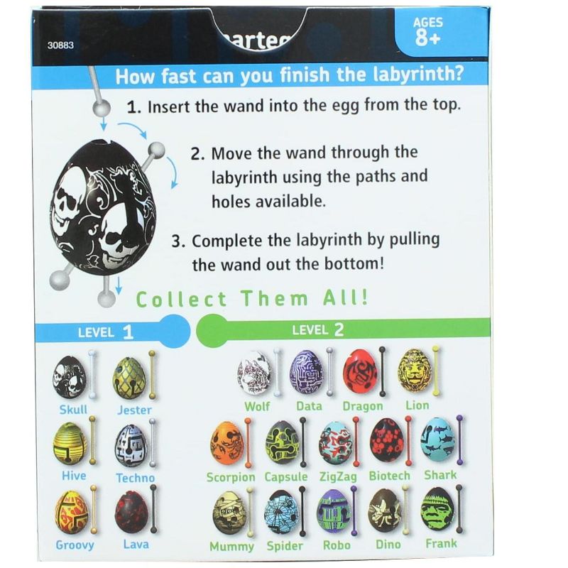 University Games Smart Egg 1-Layer Level 1 Labyrinth Puzzle | Skull