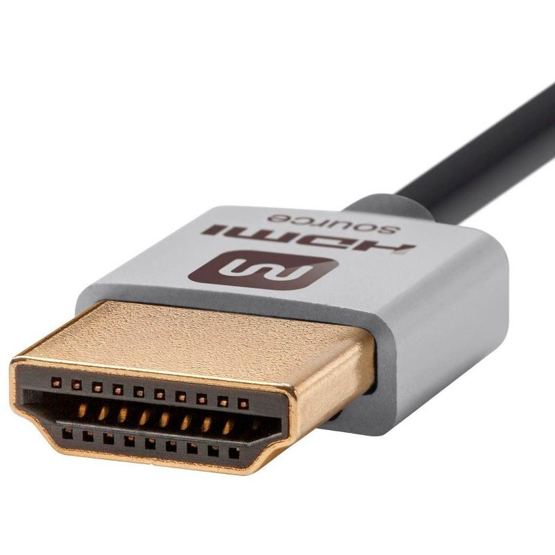 C2G 35ft 4K HDMI Cable with Gripping Connectors - Plenum Rated - 40 ft HDMI A/V Cable for Audio/Video Device