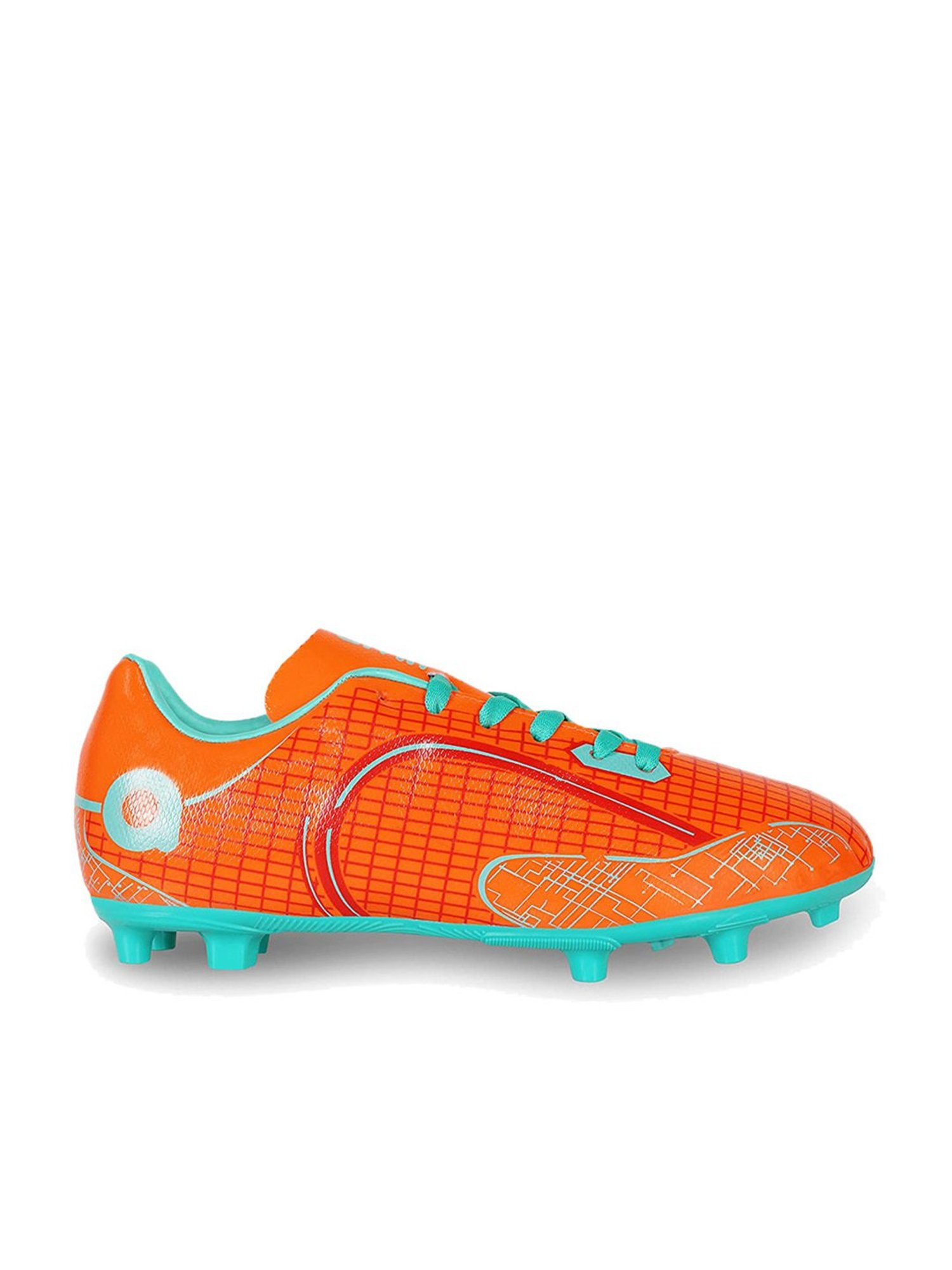 AIVIN Men's Champion Orange Football Shoes
