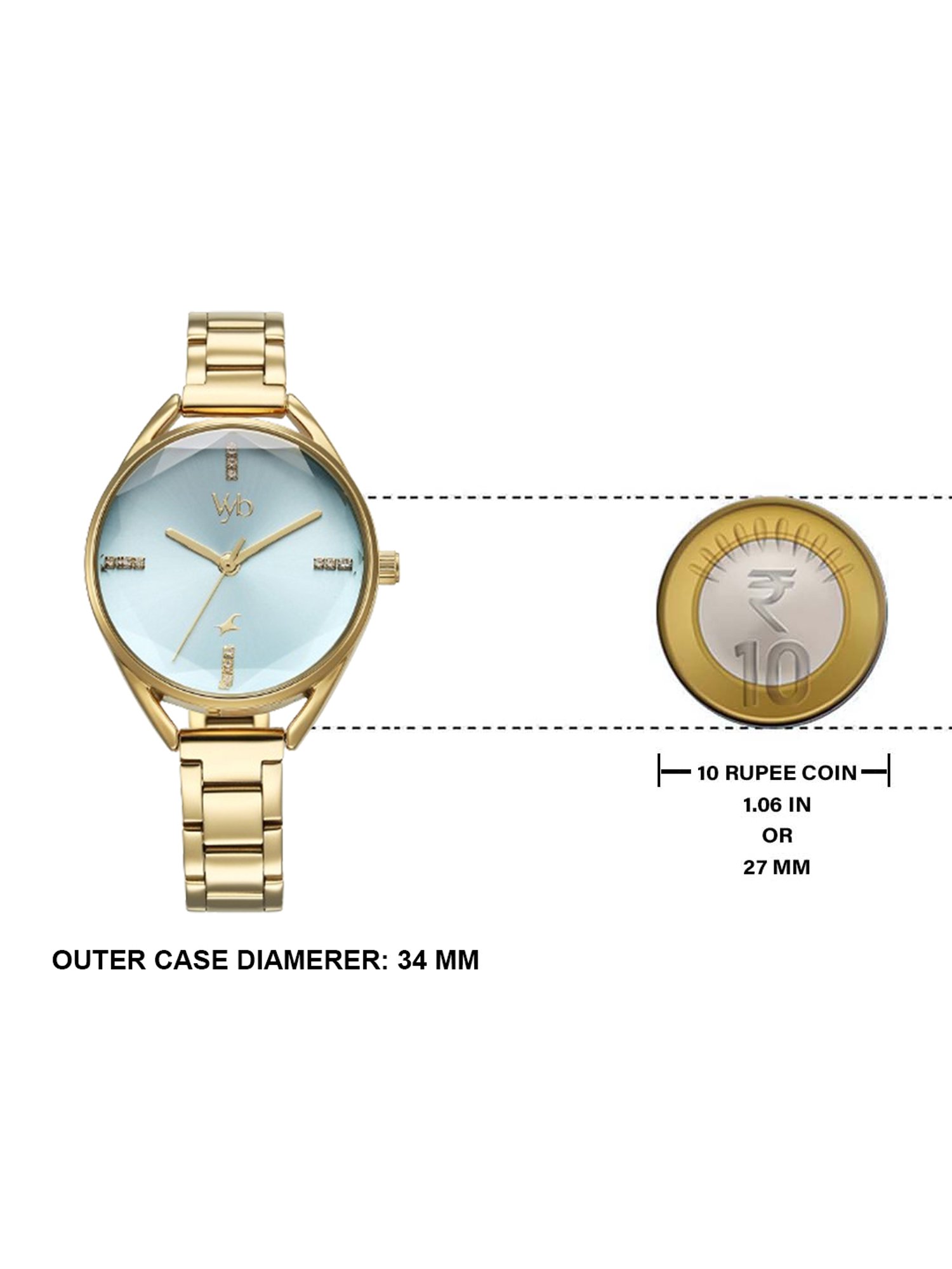 Fastrack Vyb 3.0 FV60052YM01W Analog Watch for Women