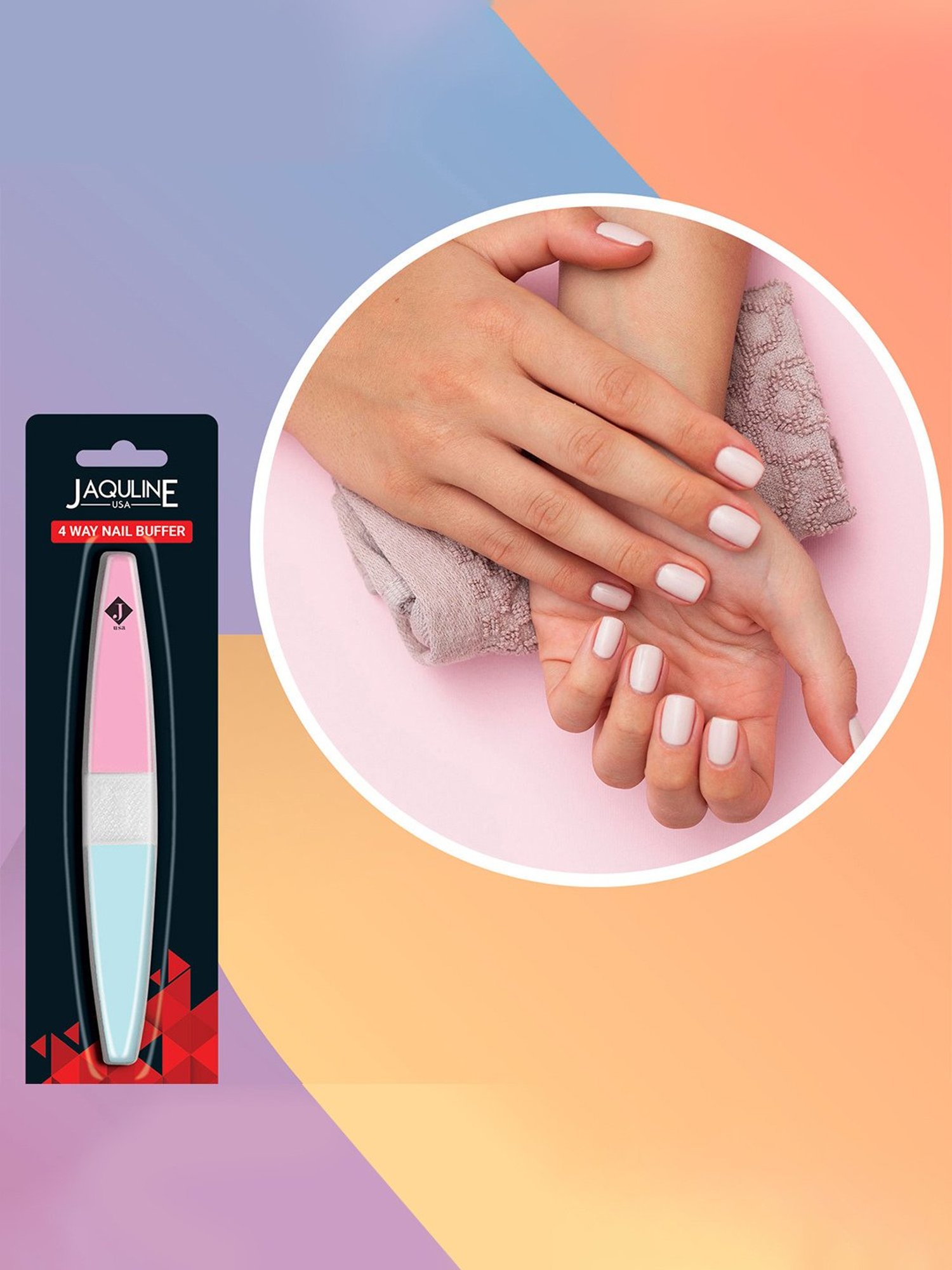 Raaga Professional Pedicure & Manicure 6 Step Single Use Kit Rose - 6 Sachets