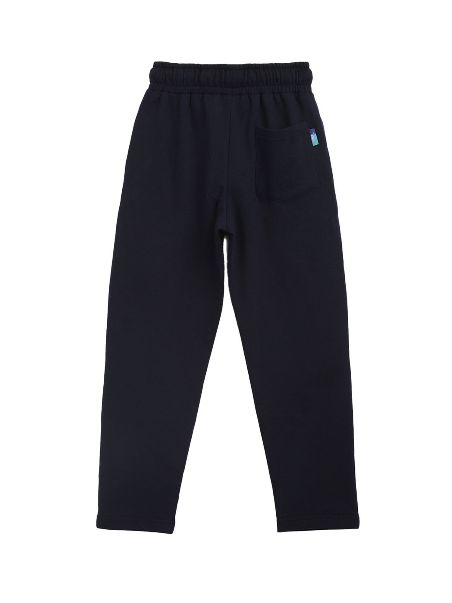 Li'l Tomatoes Boys Navy Embroidered Trackpants