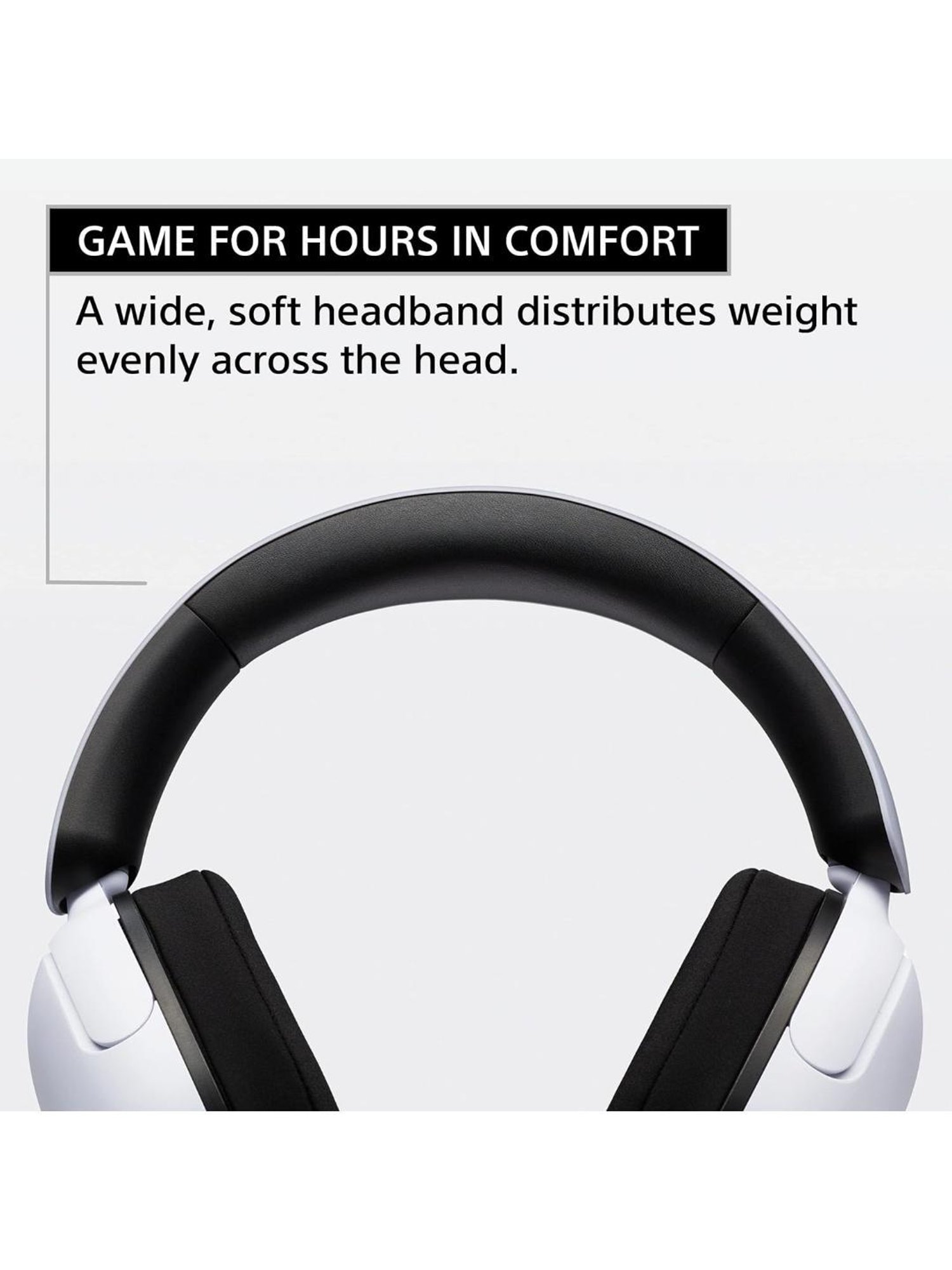 Sony INZONE H3, MDR-G300 Over Ear Wired Gaming Headphones with 360 Spatial Sound (White)