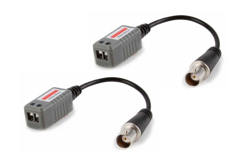 BattleBorn 1-Ch Passive Video Transceiver Balun 2-Pack