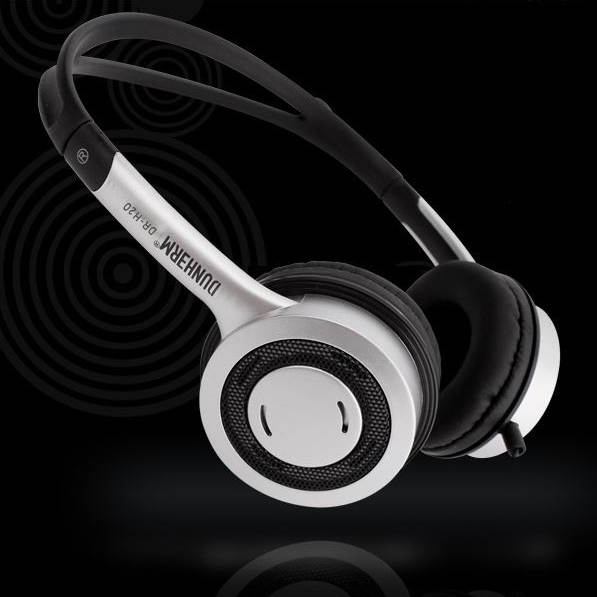 Durherm DR-H20 Computer PC Laptop Notebook Desktop On-Ear Stereo Headphone Headset with Noise Canceling Microphone Mic