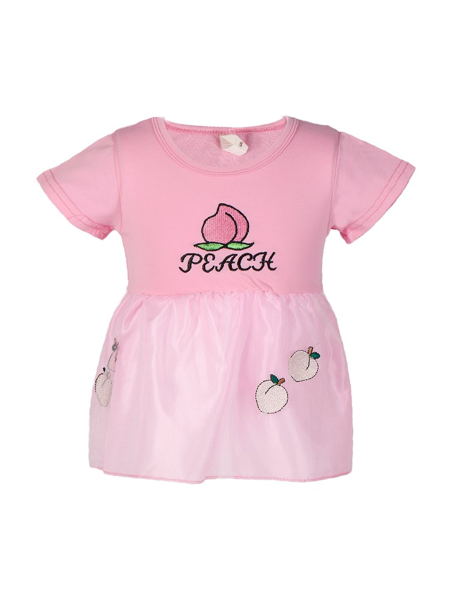 Passion Petals Kids Pink Printed Dress