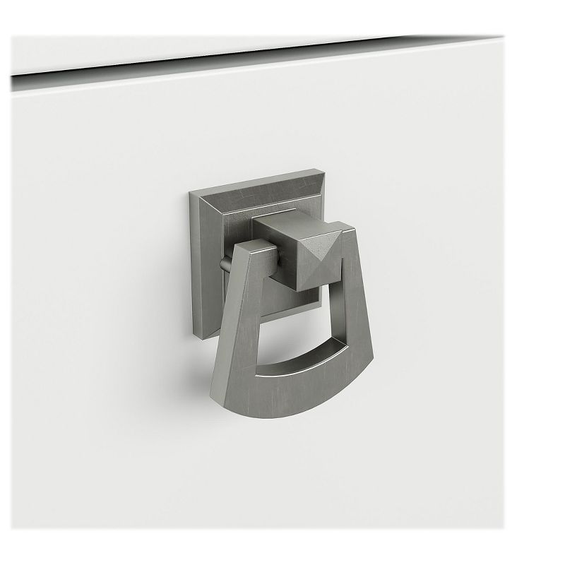 Bush Furniture Salinas 2-Drawer Lat File Cabinet, Let/Leg, Shiplap GY/Pure WE, 31.73" SAF132G2W-03