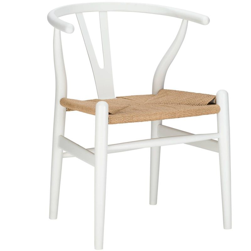 Set of 2 Alexa Weave Chair White - Poly & Bark