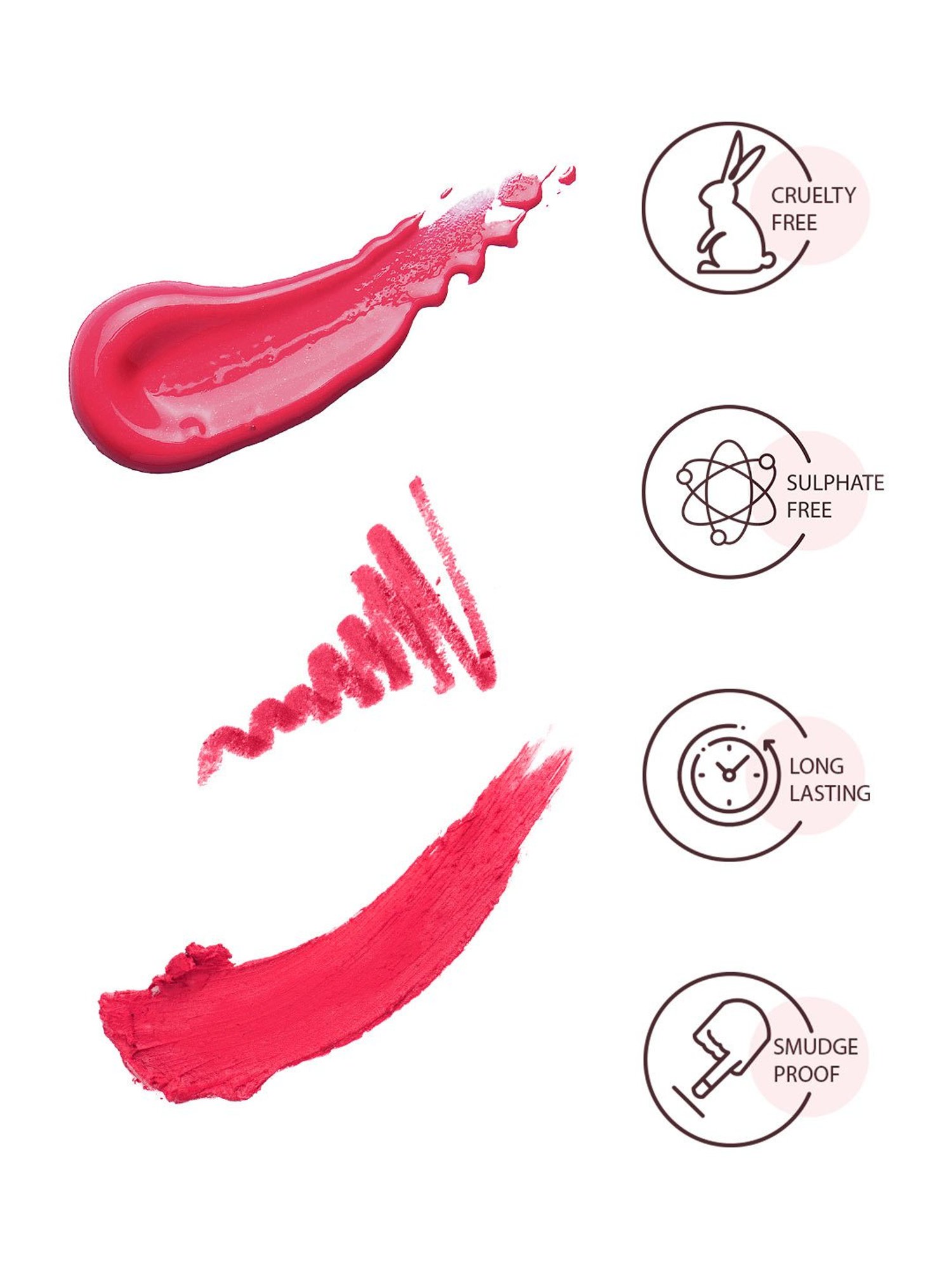 StarStruck By Sunny Leone Intense Matte Lip Color Liquid Lip Color & Lip Liner Wild Cherry