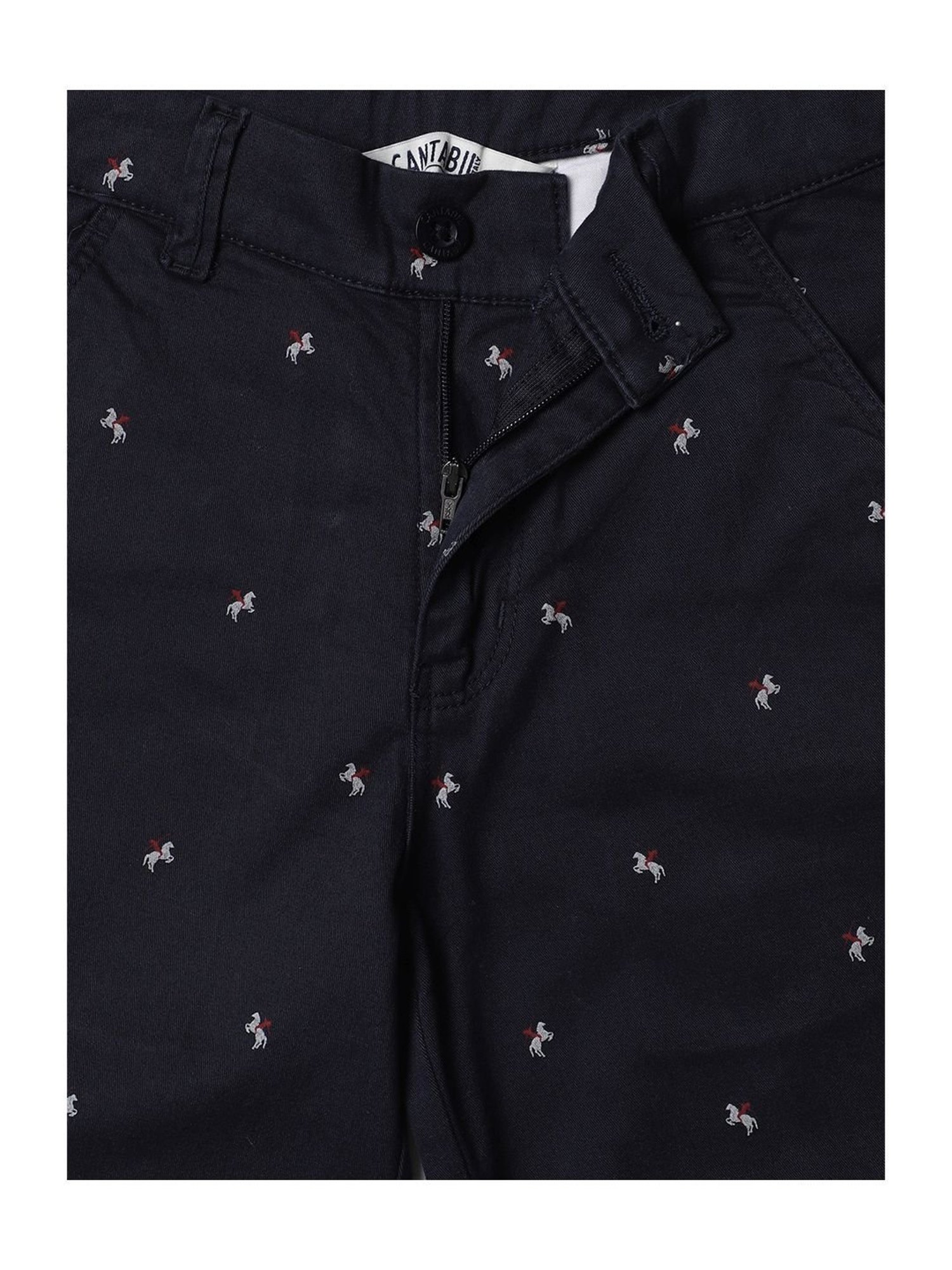 U.S. Polo Assn. Kids Blue Printed Shorts