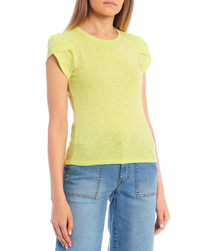 Copper Key Tulip Sleeve Knit Tee