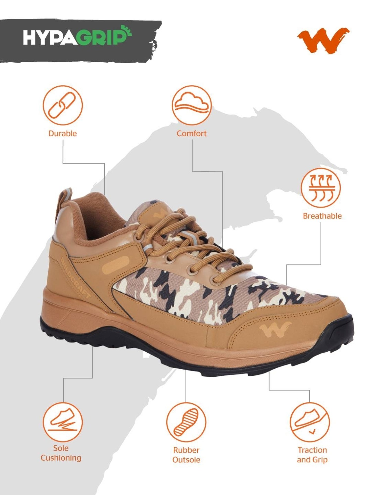 Asian Men's Grey Outdoor Shoes