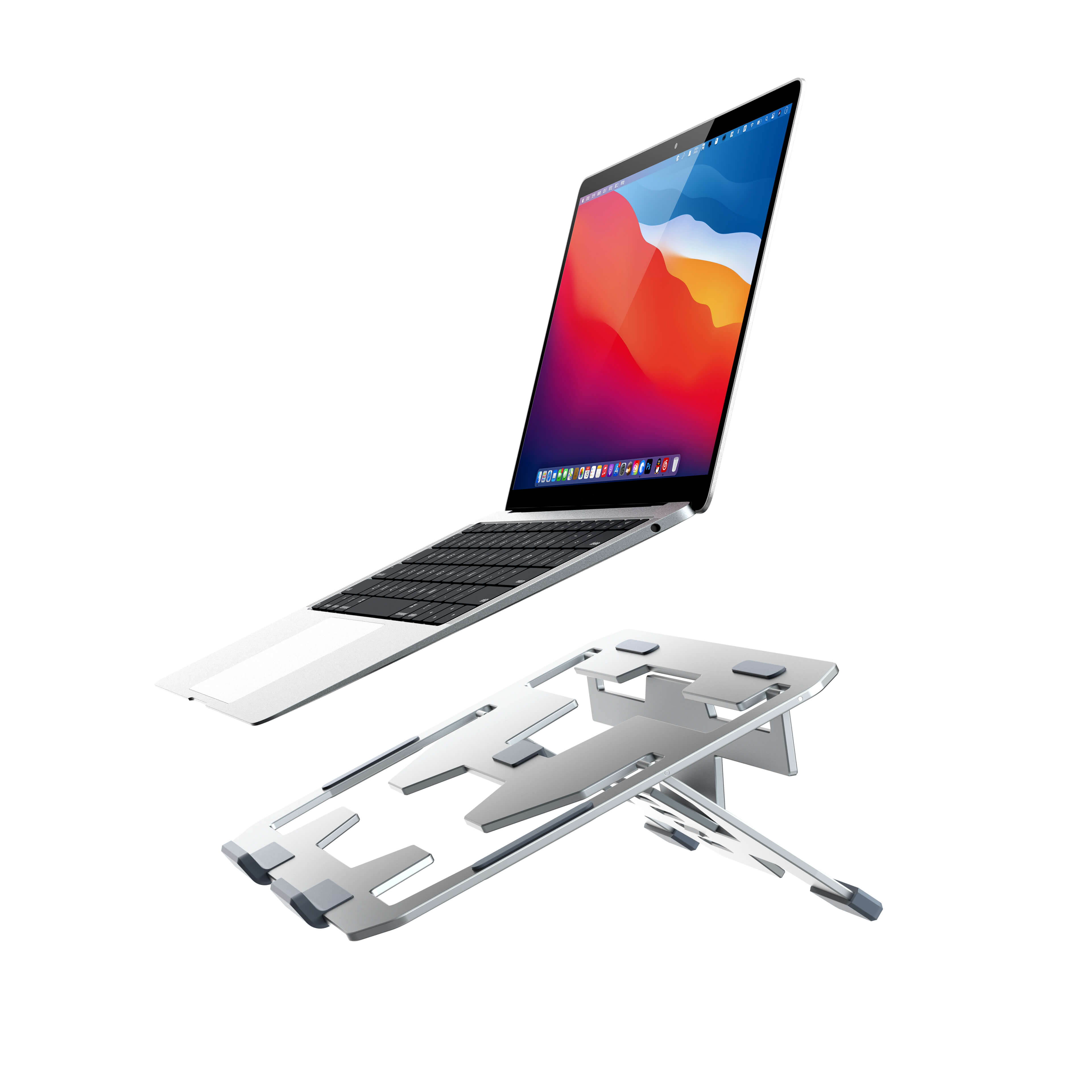 Laptop Stand for Desk - Adjustable Aluminum Drawing Tablet Stand Laptop Riser Portable Tablet Holder Stand Compatible with MacBook Air Pro, ipad Pro HP, Dell, Lenovo More 10-17" Laptops