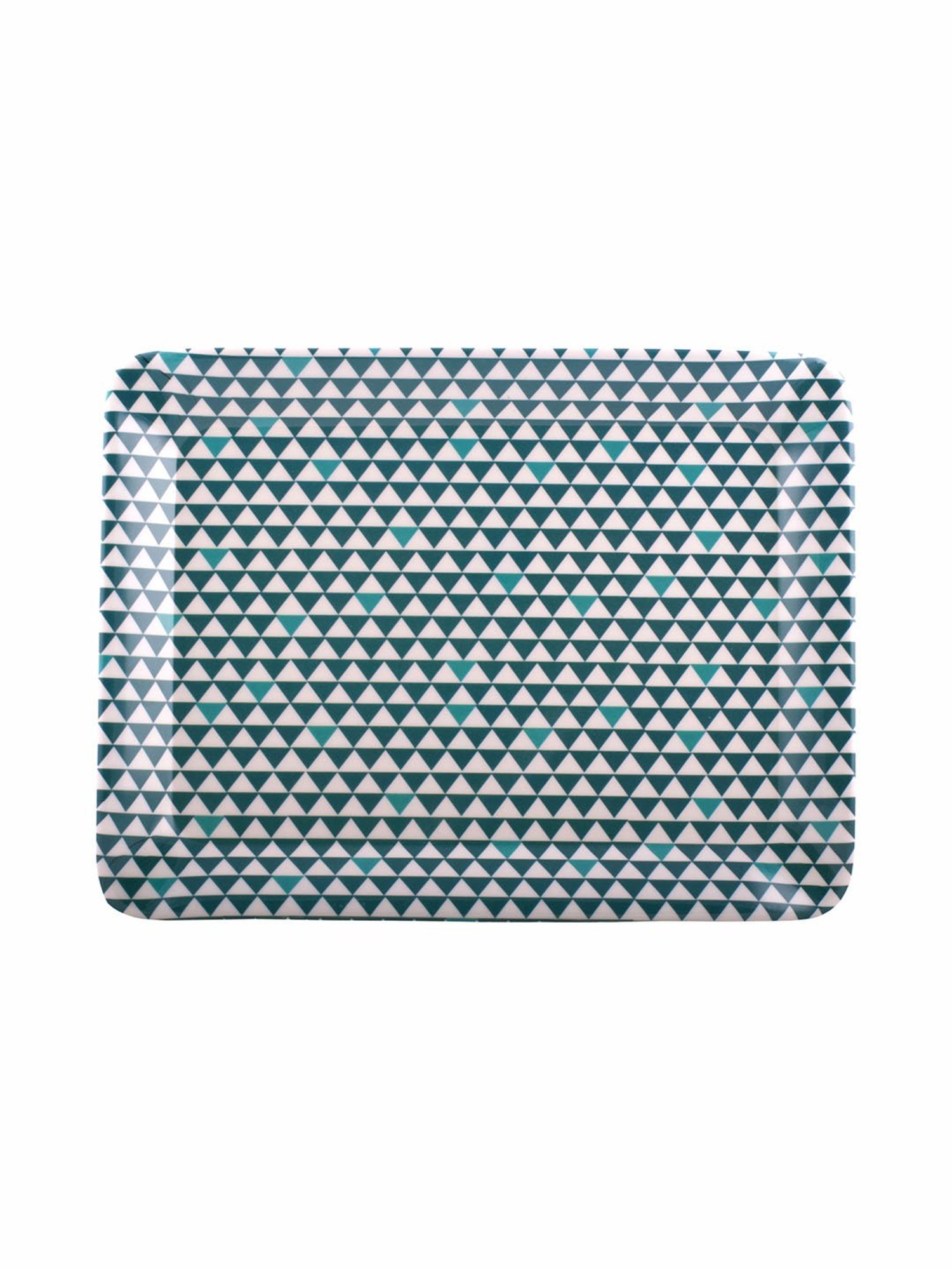 Goodhomes Green Melamine Serving Trays - Set of 3