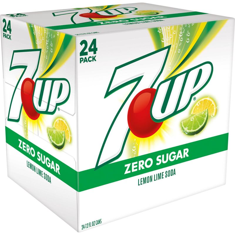 7UP Zero Sugar Soda - 24pk/12 fl oz Cans
