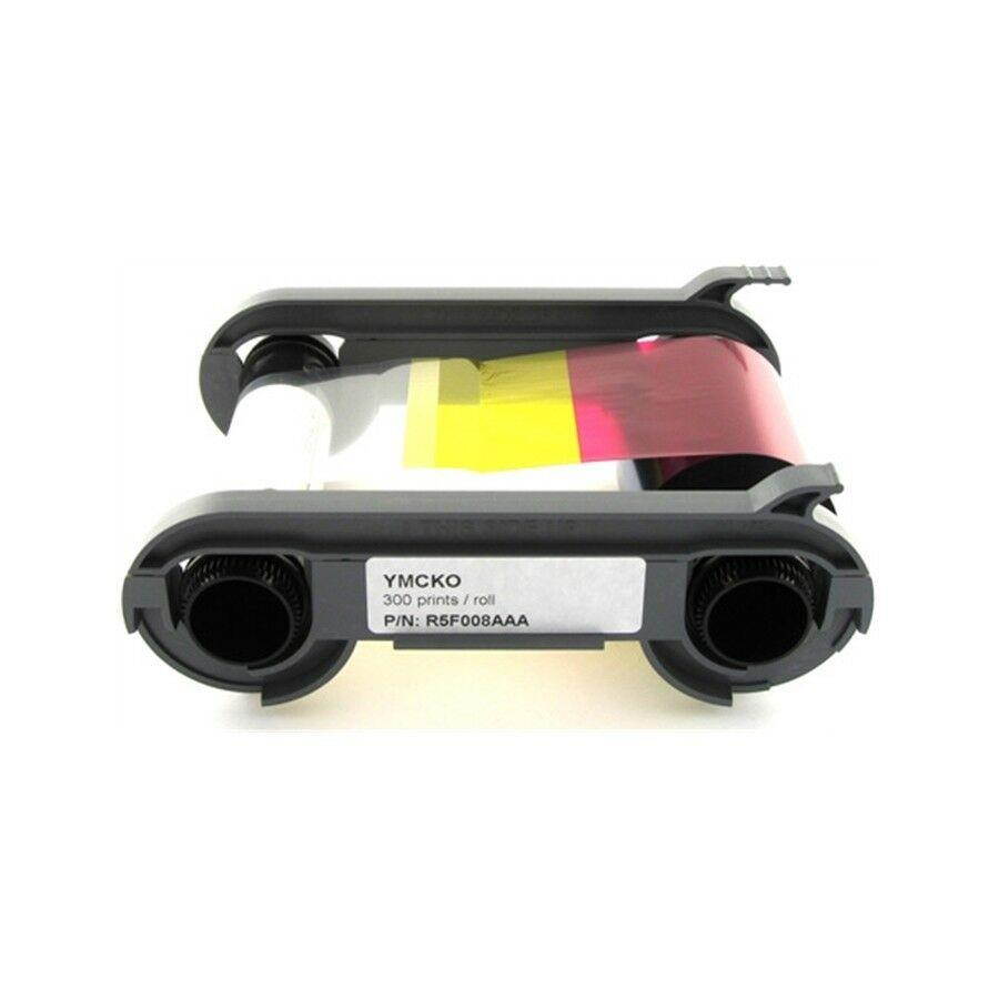 Christoph R5F008AAA YMCKO Color Ribbon - 300 Print Primacy ID Printer Ribbon - New