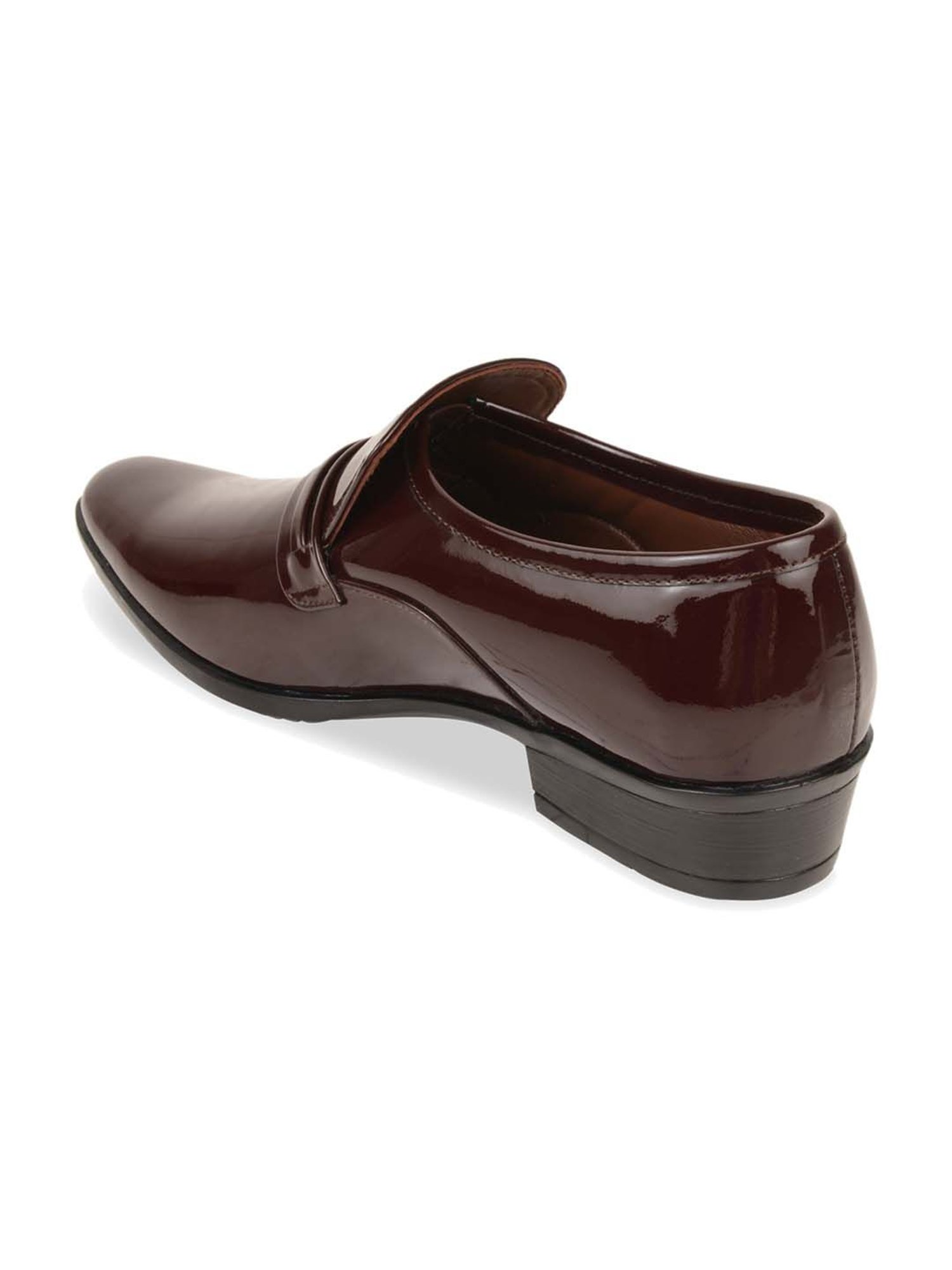 Regal Men's Maroon Formal Slip-Ons