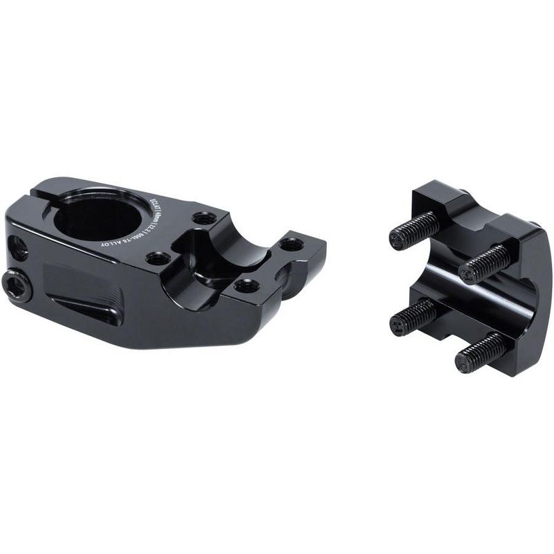 Eclat Domain BMX Stem Black, 1-1/8" Steerer, 22.2mm Clamp, 48mm Reach, 34mm Rise