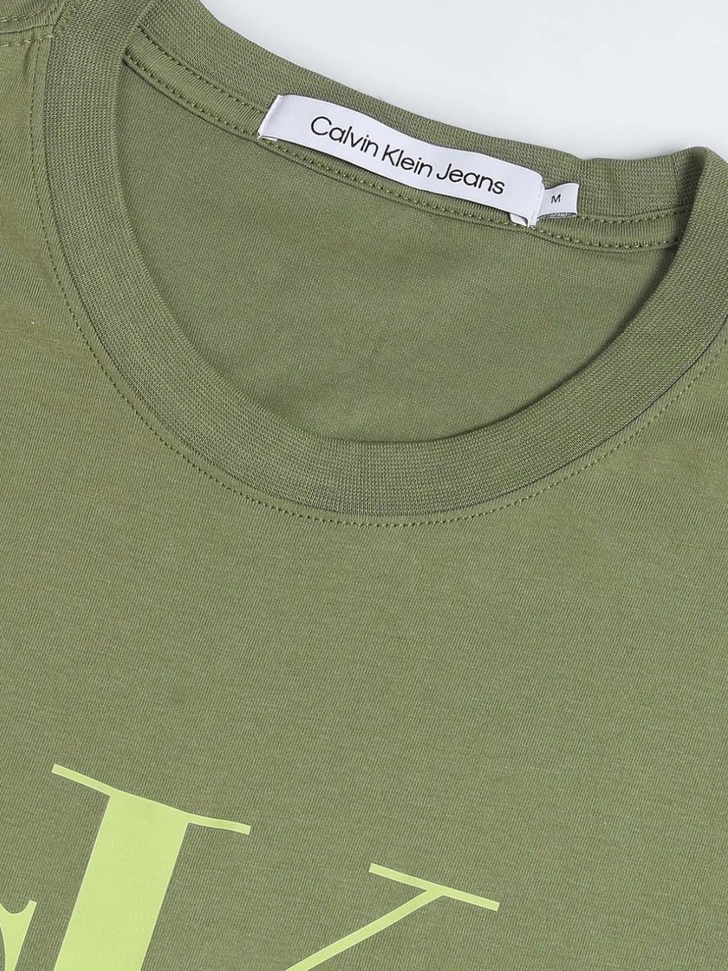 Calvin Klein Jeans Dark Juniper Logo Slim Fit T-Shirt