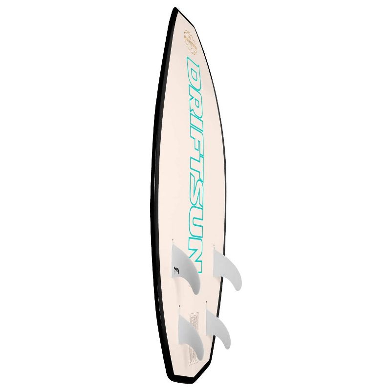 Driftsun DS-WSB-LE46 Water Sports Surf Sector Limited Edition Throwdown Wakesurf Board, Beginners to Intermediate Skill Level, 4' 6", White