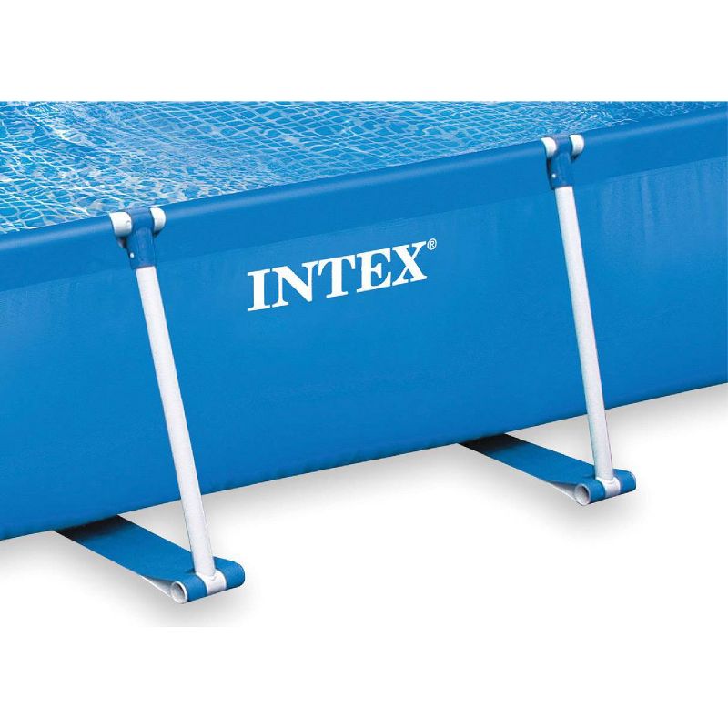 Intex 86" x 23" Rectangular Frame Above Ground Outdoor Baby Splash Swimming Pool