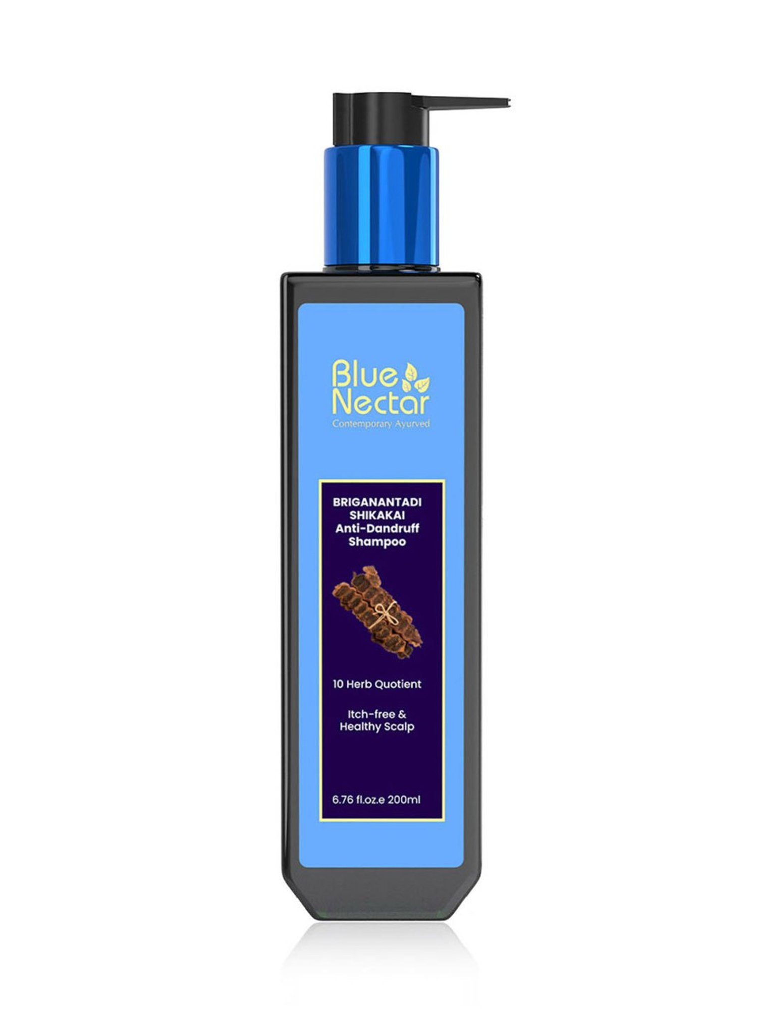Blue Nectar Anti Dandruff Shampoo with Bhringraj & Shikakai - 200 ml