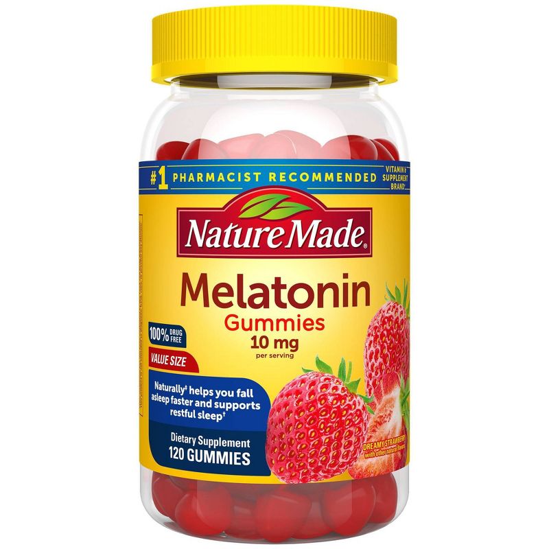 Nature Made Melatonin 10mg Extra Strength Gummies - 120ct