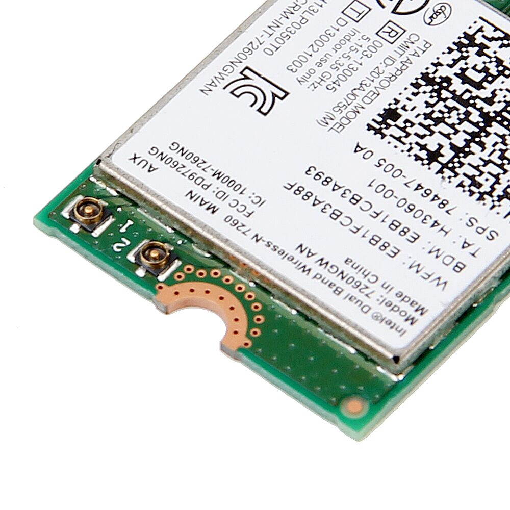 Weastlinks Dual Band Wireless-N For Intel 7260NGW AN 7260 NGFF Wifi Bluetooth 4.0 Mini Wlan Card Support HP/Asus/Acer/Dell/Toshiba Laptop