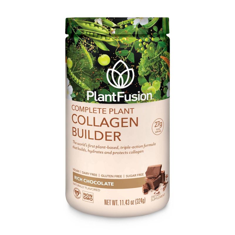 PlantFusion Complete Plant Collagen Builder - Rich Chocolate - 11.43oz