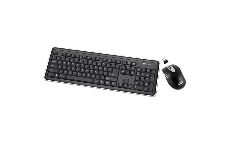 I-Rocks RF-6577L Keyboard and Mouse - USB Wireless RF Keyboard - USB Wireless RF Mouse - Laser - 1600 dpi
