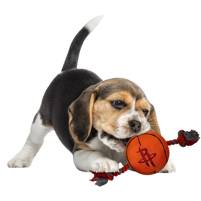 NBA Houston Rockets Basketball Rope Toy