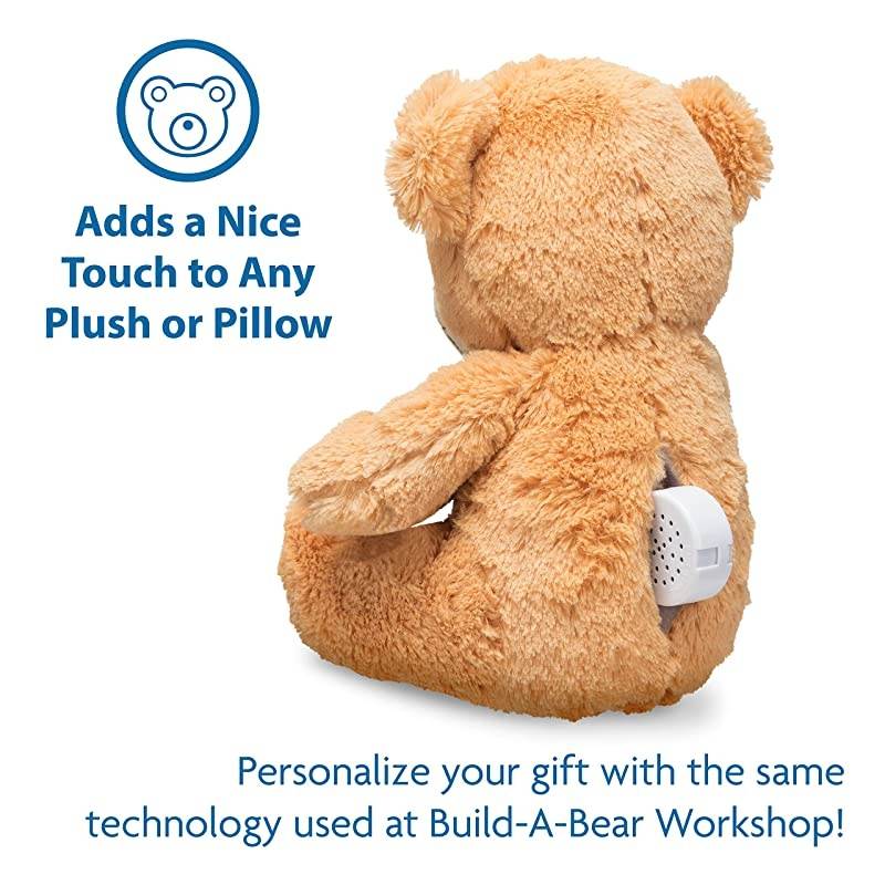 Mini Recorder for Personal Messages Perfect Device for Plush Toys Stuffed Animals Baby Dolls and Pillows Playback 2 Pack