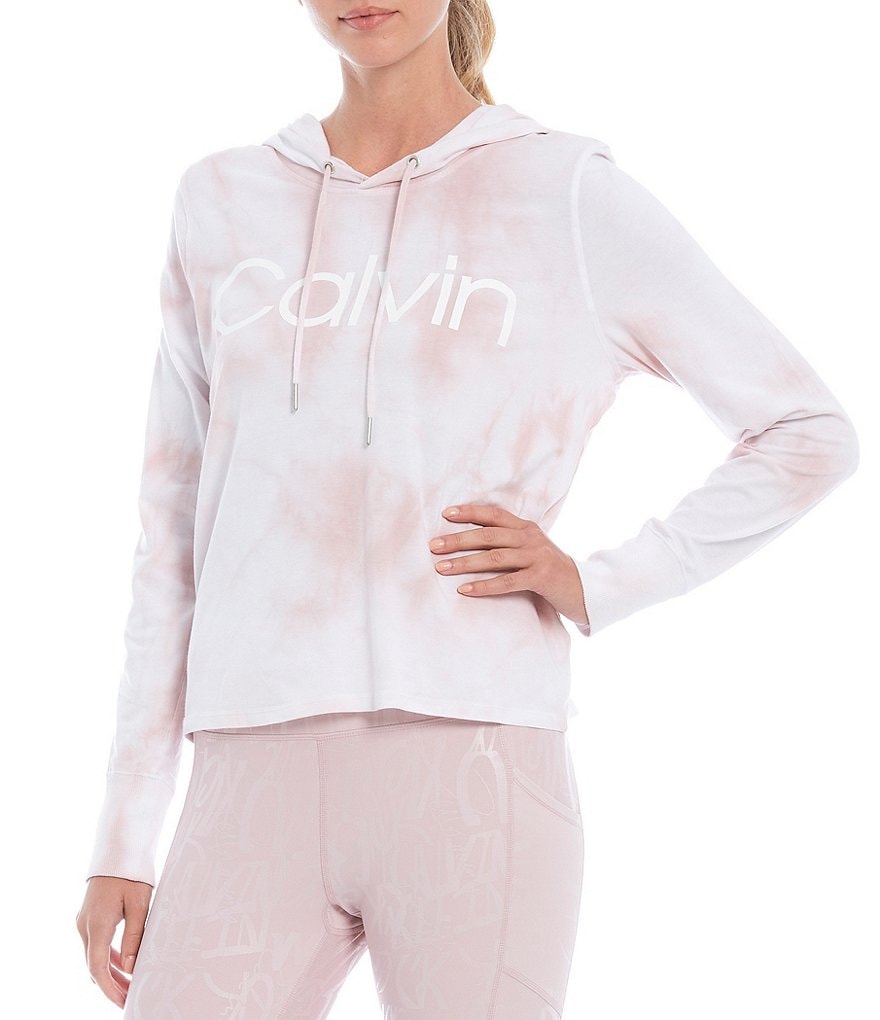 Karen Kane Short Sleeve Tie-Dye Hoodie