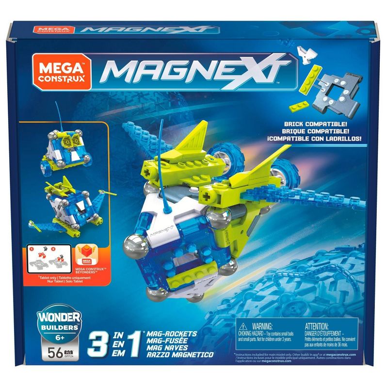 Mega Construx Magnext 3-in-1 Mag-Racers Construction Set