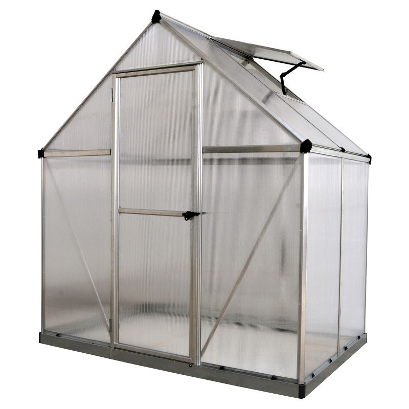 6'X4' Mythos Greenhouse - Silver - Palram