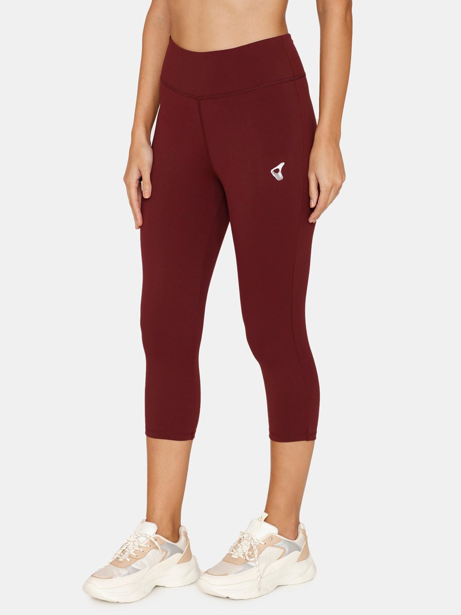 Zelocity by Zivame Maroon Rapid Dry Capris