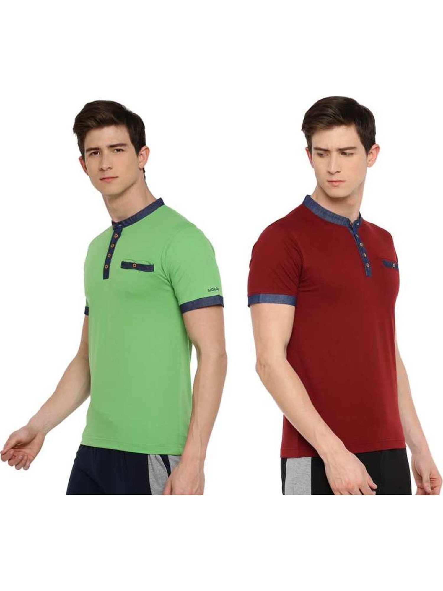 Dollar Mutlicolored Regular Fit T-Shirt (Pack of 2)