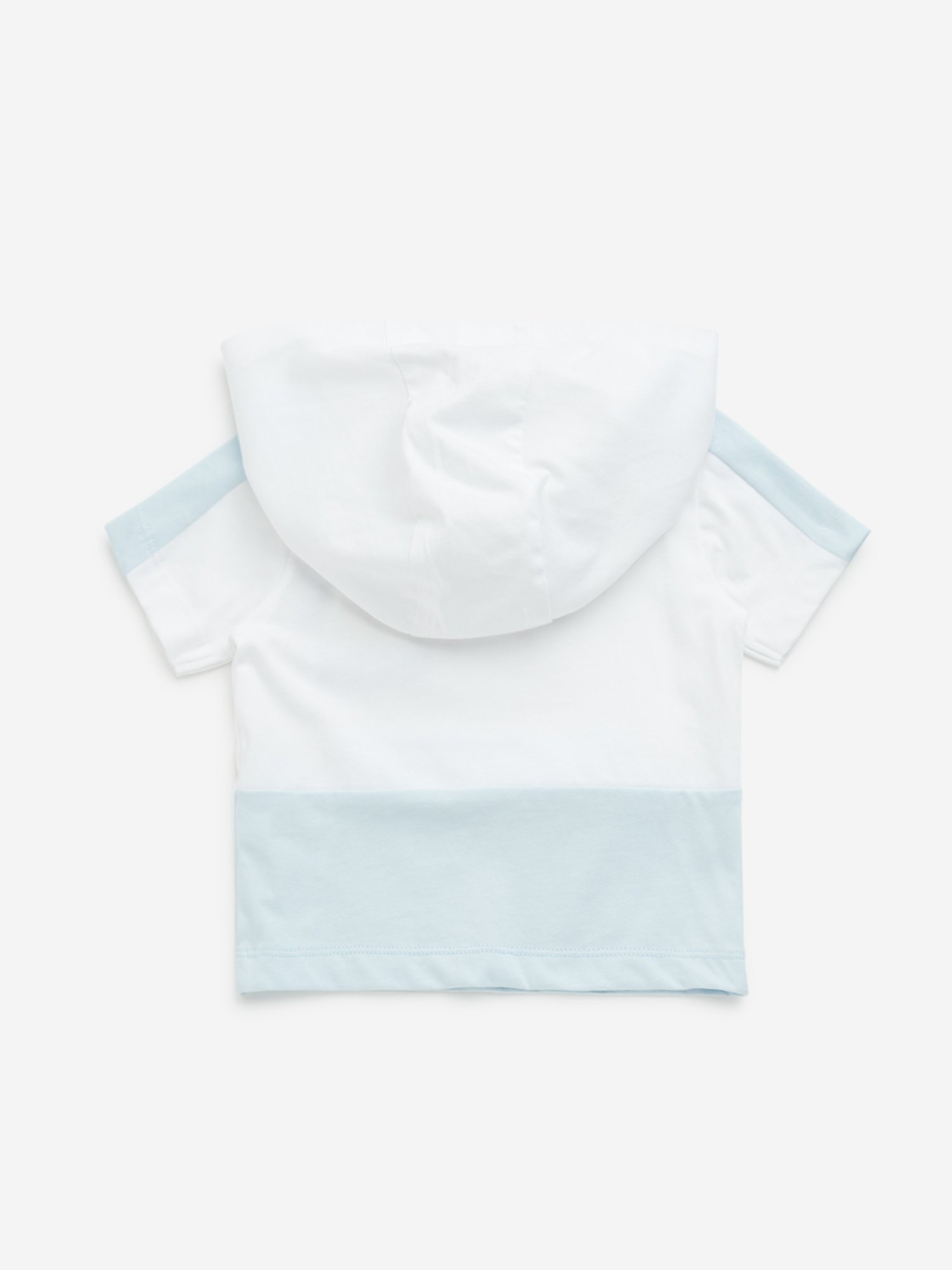 HOP Baby by Westside White Hooded Cotton T-Shirt