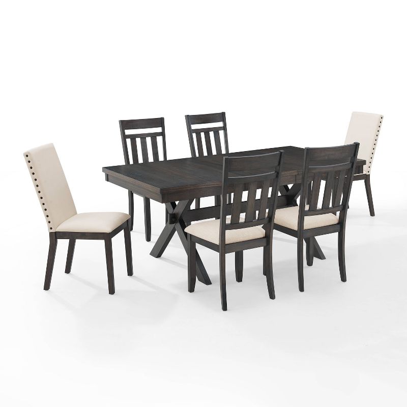 5pc Coya Rustic Bar Height Dining Set Natural - HOMES: Inside + Out