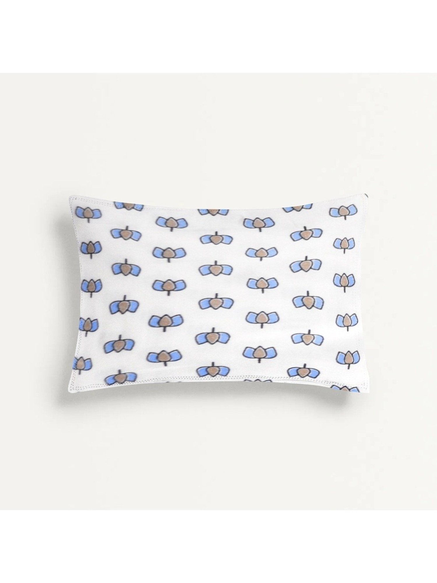 The Baby Atelier White Cotton Pillow Cover without fillers