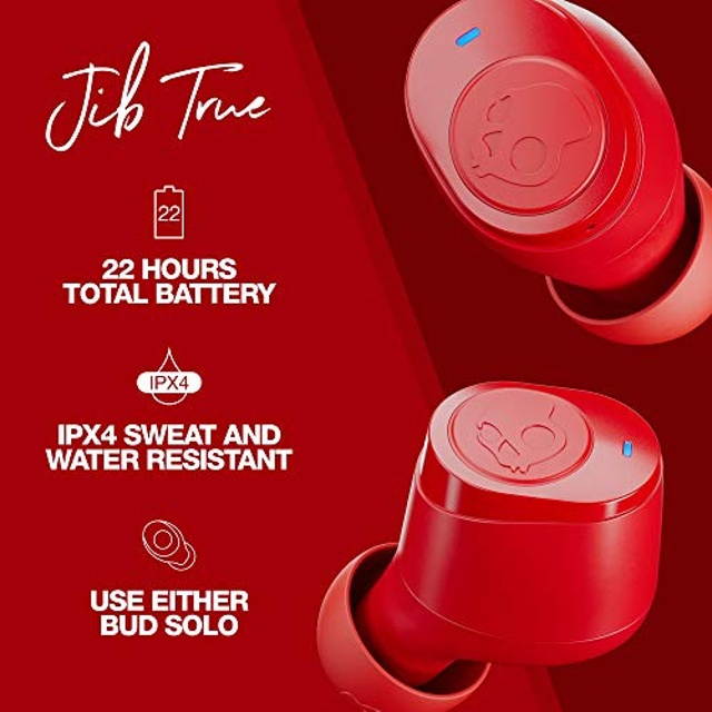 Skullcandy Jib True Wireless in-Ear Earbud - Golden Age Red