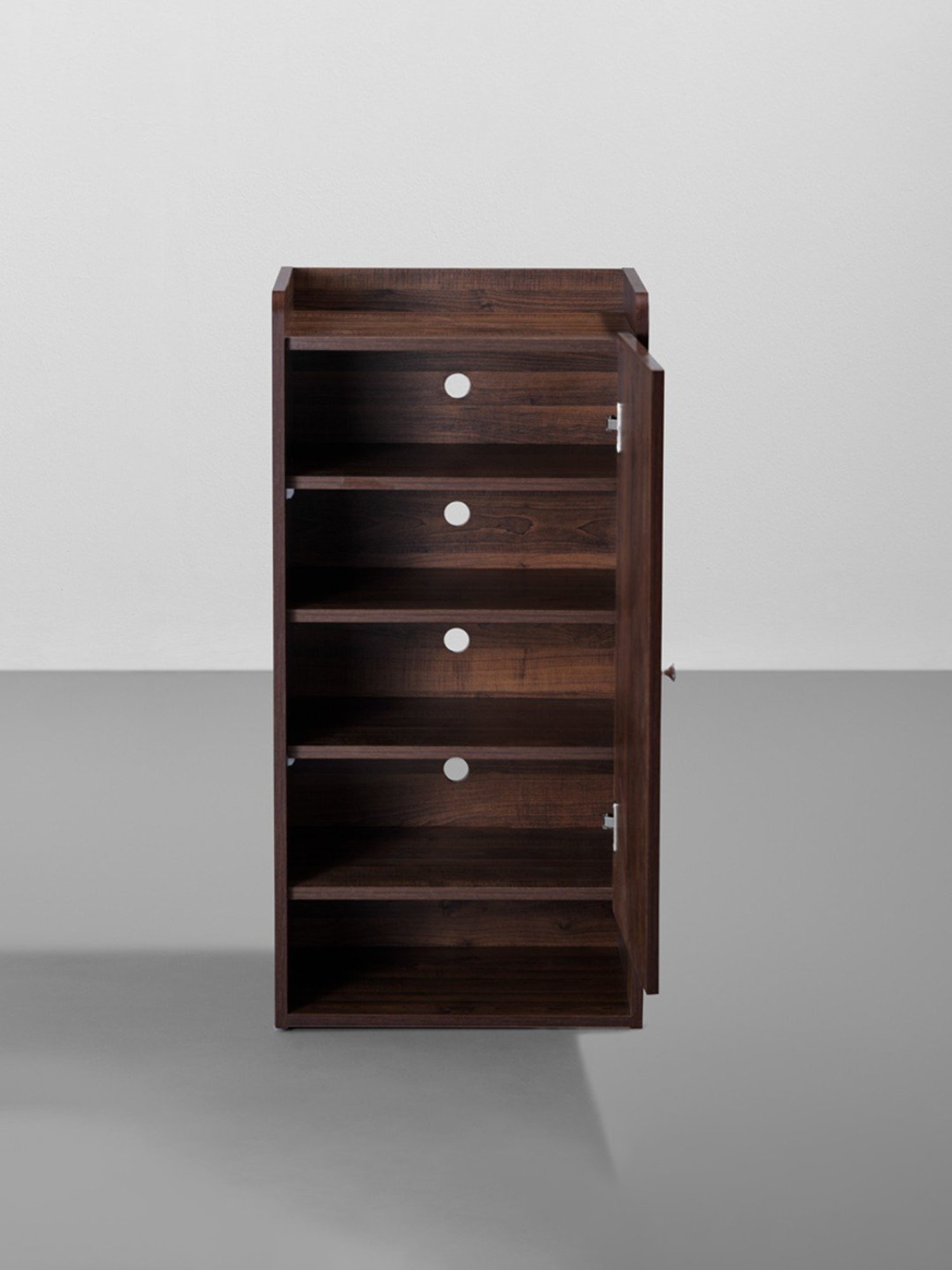 Sleepyhead Footsie Dark Brown Engineered Wood Vertical Shoe Rack