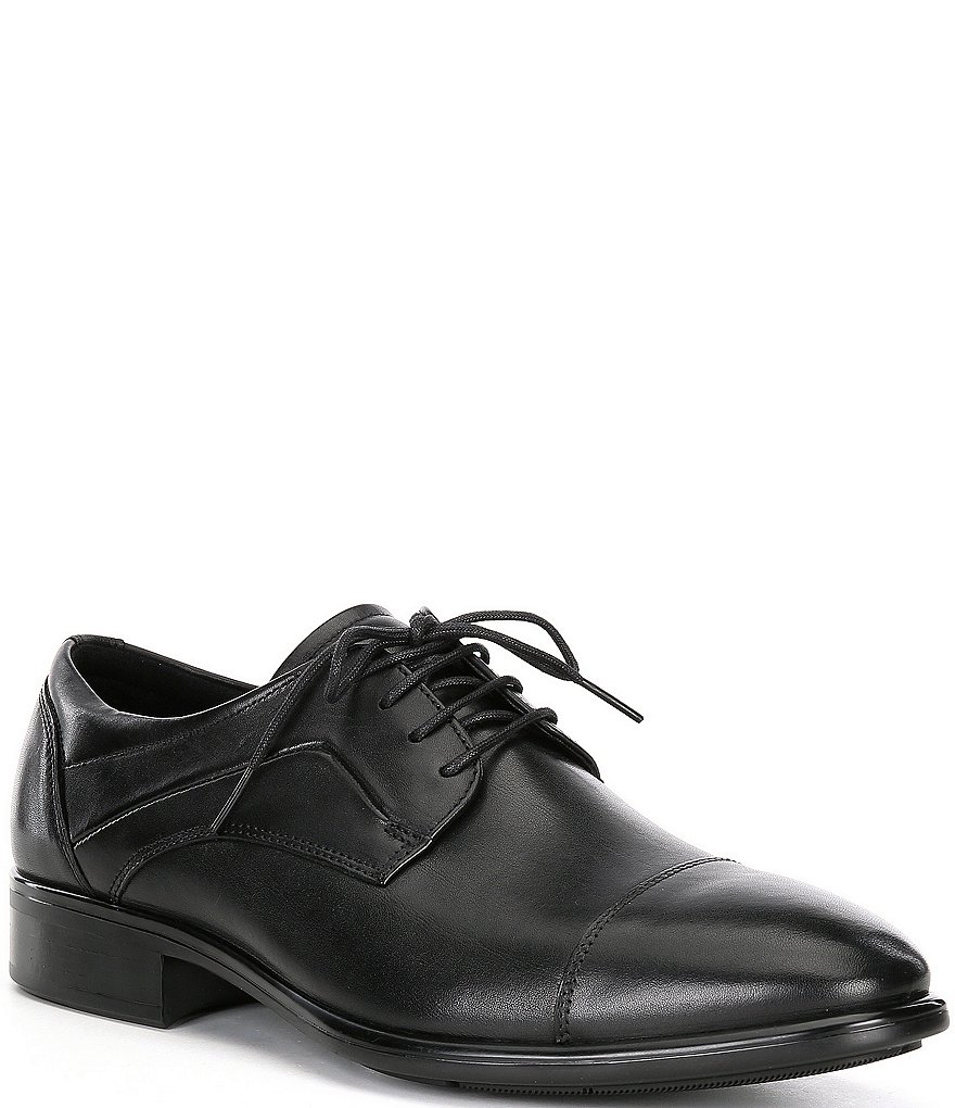 ECCO Men's Citytray Cap Toe Tie Dress Shoes