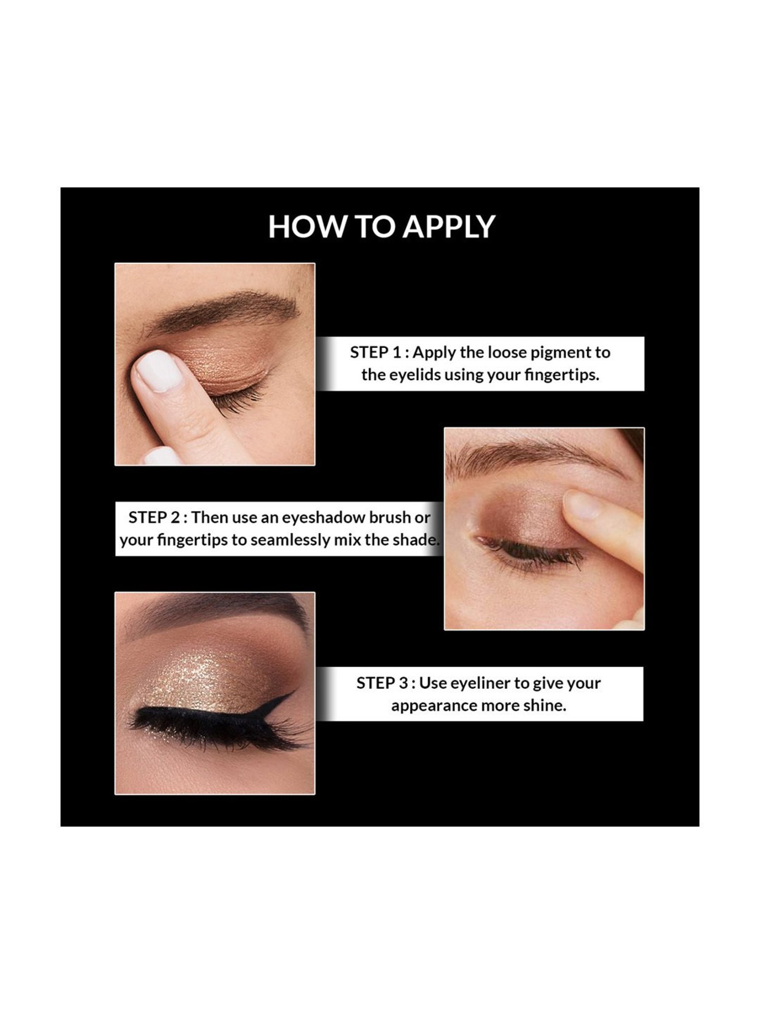 Stars Cosmetics Eyeshadow Pigment Powder for Eye Makeup Gun Mettle - 4 gm